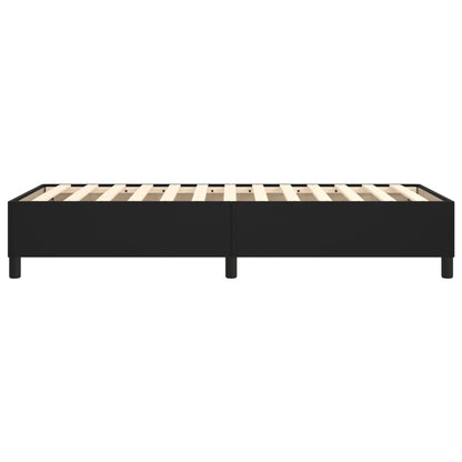 Boxspringbettgestell Schwarz 90x190 cm Kunstleder