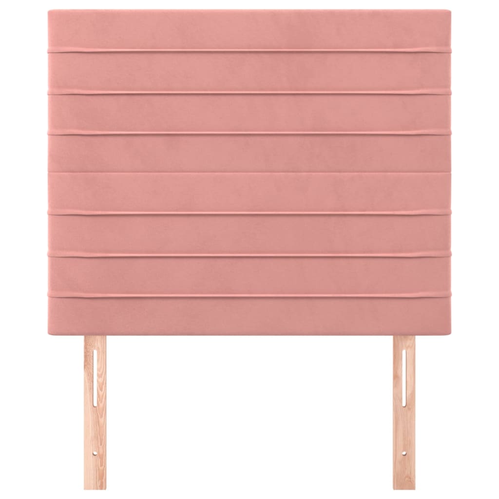 Kopfteil Rosa 90x5x118/128 cm Samt