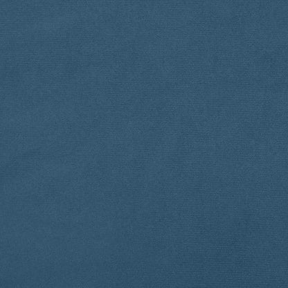 Kopfteil Dunkelblau 144x5x118/128 cm Samt