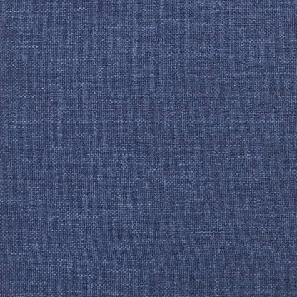 Kopfteil mit Ohren Blau 203x23x78/88 cm Stoff