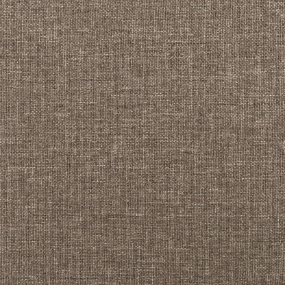 Kopfteil mit Ohren Taupe 183x23x78/88 cm Stoff