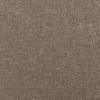 Kopfteil mit Ohren Taupe 93x16x78/88 cm Stoff