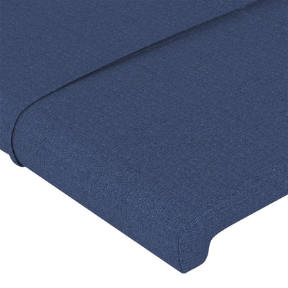Kopfteil mit Ohren Blau 83x16x78/88 cm Stoff
