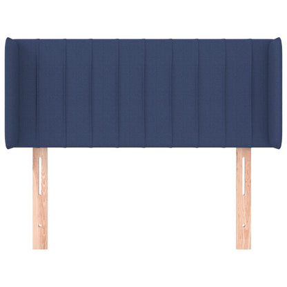 Kopfteil mit Ohren Blau 103x16x78/88 cm Stoff