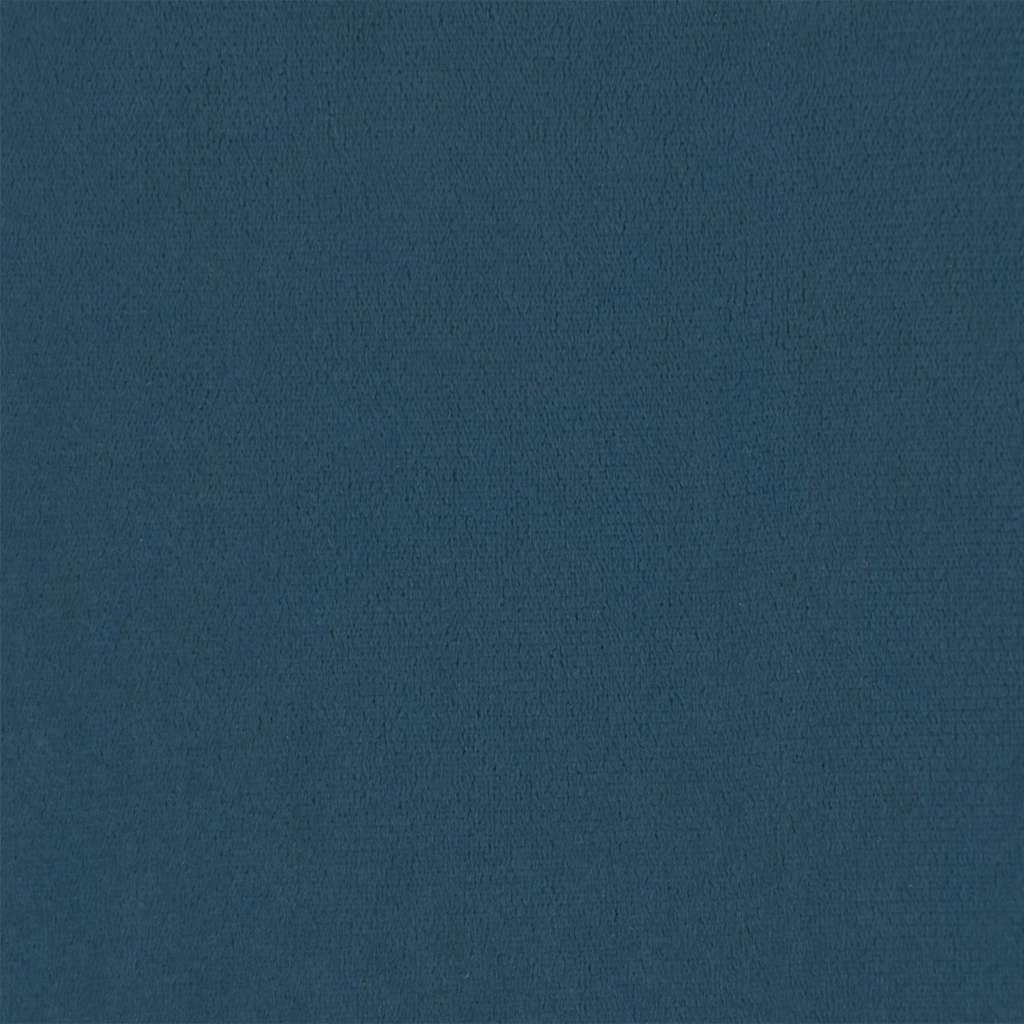 LED Kopfteil Dunkelblau 183x16x78/88 cm Samt