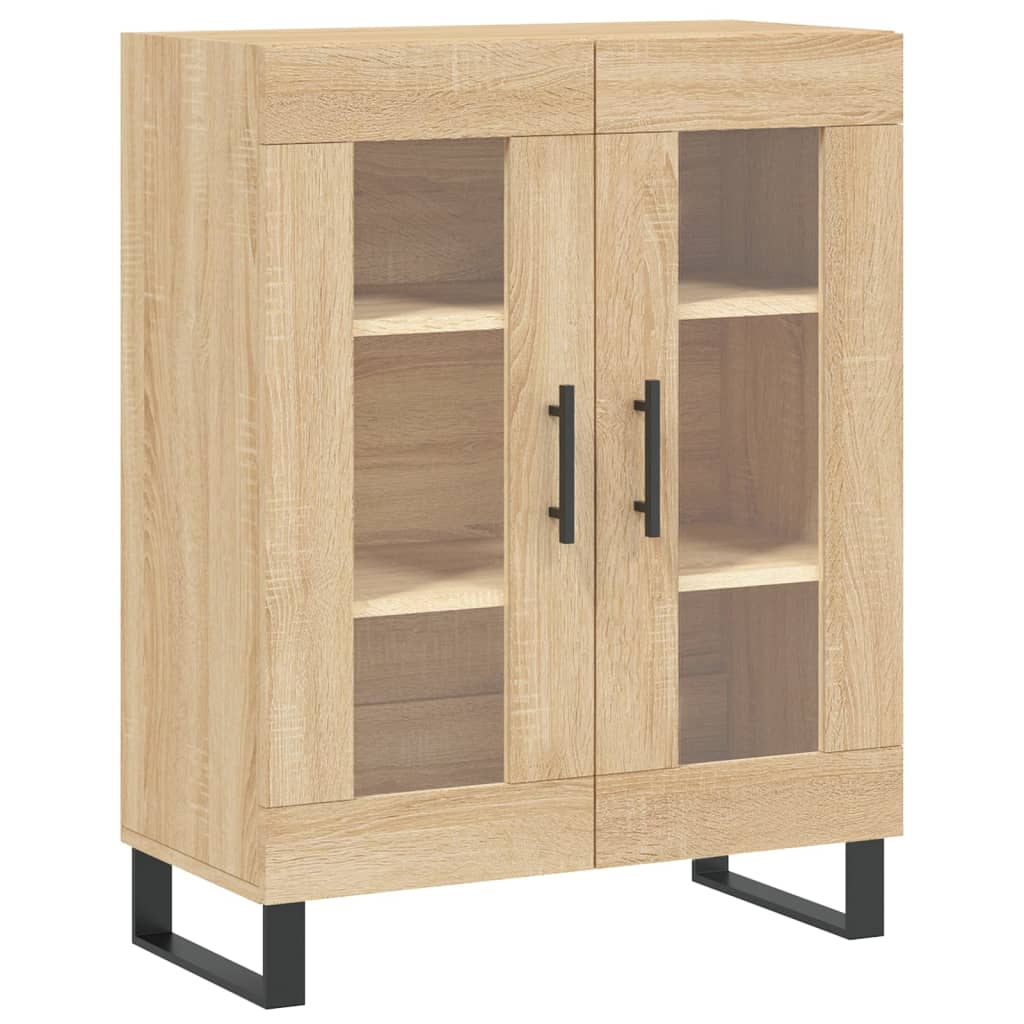 Highboard Sonoma-Eiche 69,5x34x180 cm Holzwerkstoff