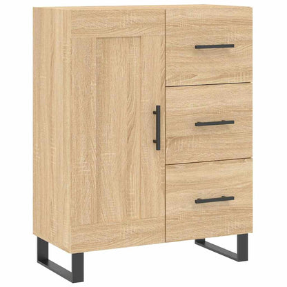 Highboard Sonoma-Eiche 69,5x34x180 cm Holzwerkstoff