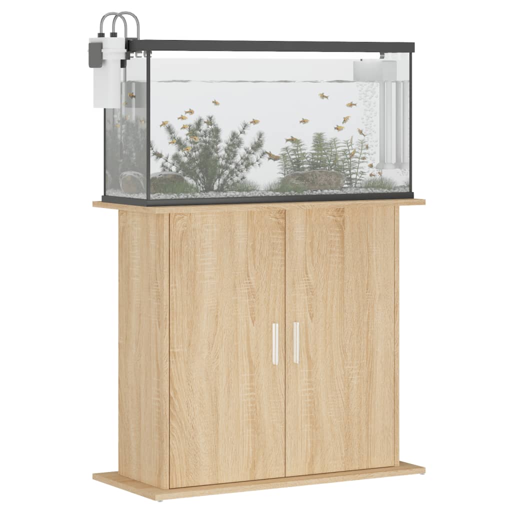Aquariumständer Sonoma-Eiche 81 x 36 x 73 cm Holzwerkstoff