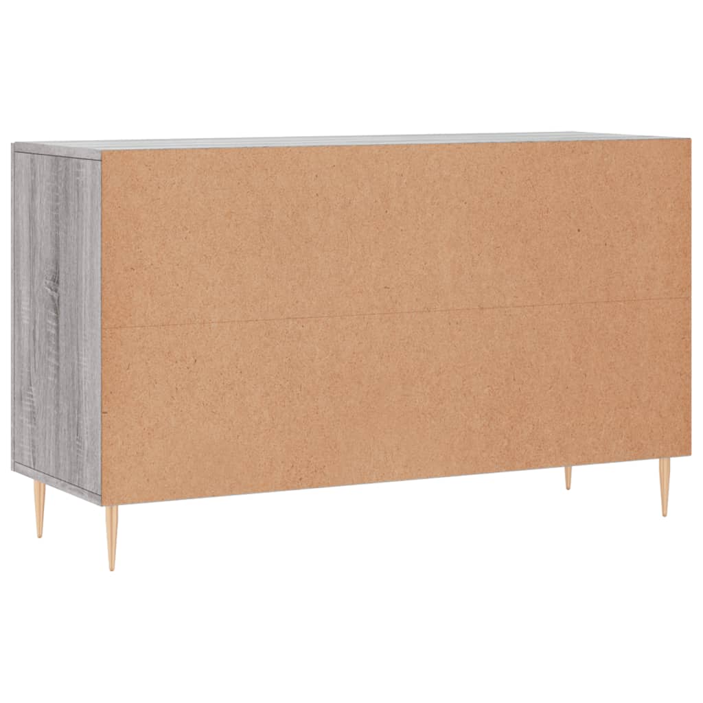 Sideboard Grau Sonoma 100x36x60 cm Holzwerkstoff