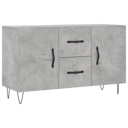Sideboard Betongrau 100x36x60 cm Holzwerkstoff