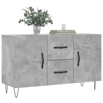 Sideboard Betongrau 100x36x60 cm Holzwerkstoff