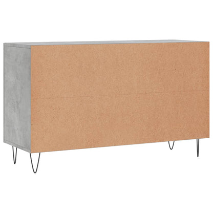 Sideboard Betongrau 100x36x60 cm Holzwerkstoff