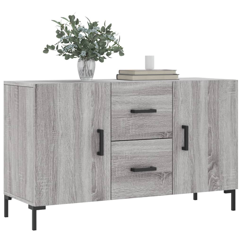 Sideboard Grau Sonoma 100x36x60 cm Holzwerkstoff