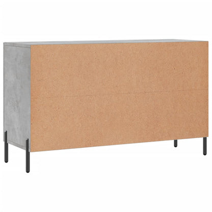 Sideboard Betongrau 100x36x60 cm Holzwerkstoff