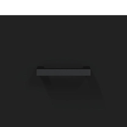 TV-Schrank Schwarz 80x36x50 cm Holzwerkstoff