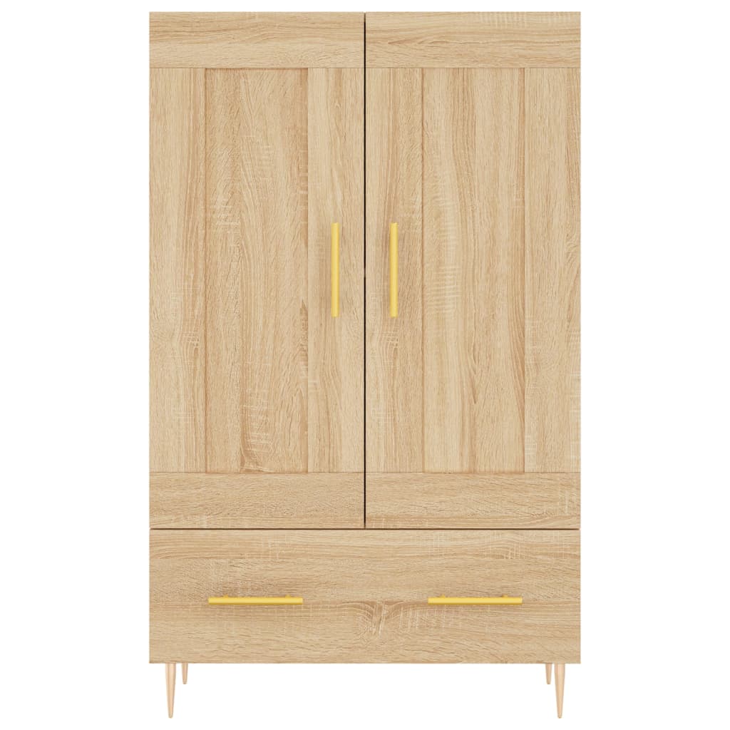 Highboard Sonoma-Eiche 69,5x31x115 cm Holzwerkstoff