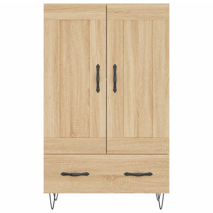 Highboard Sonoma-Eiche 69,5x31x115 cm Holzwerkstoff