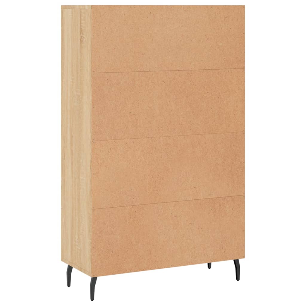 Highboard Sonoma-Eiche 69,5x31x115 cm Holzwerkstoff