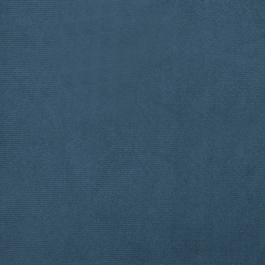 Clubsessel Dunkelblau Samt