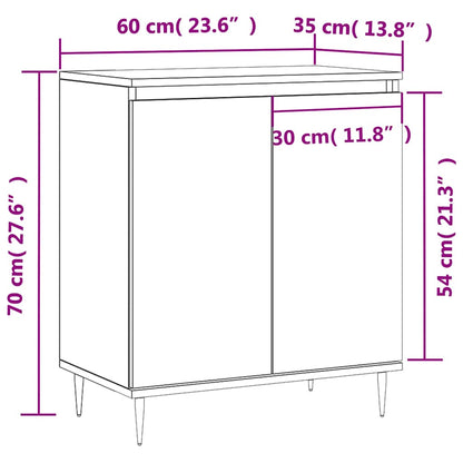 Sideboard Sonoma-Eiche 60x35x70 cm Holzwerkstoff