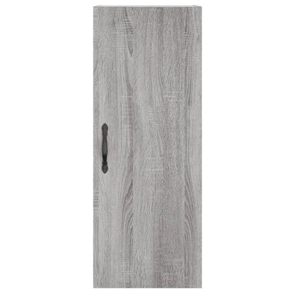 Highboard Grau Sonoma 34,5x34x180 cm Holzwerkstoff
