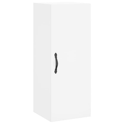 Highboard Weiß 34,5x34x180 cm Holzwerkstoff