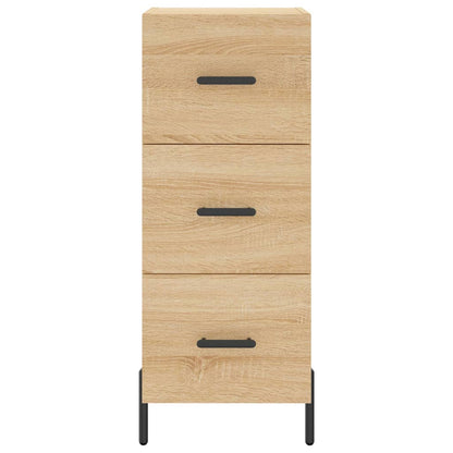Highboard Sonoma-Eiche 34,5x34x180 cm Holzwerkstoff