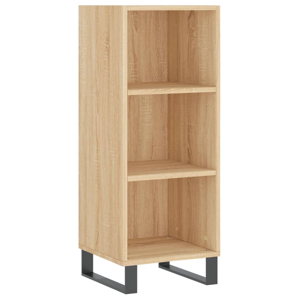 Highboard Sonoma-Eiche 34,5x34x180 cm Holzwerkstoff