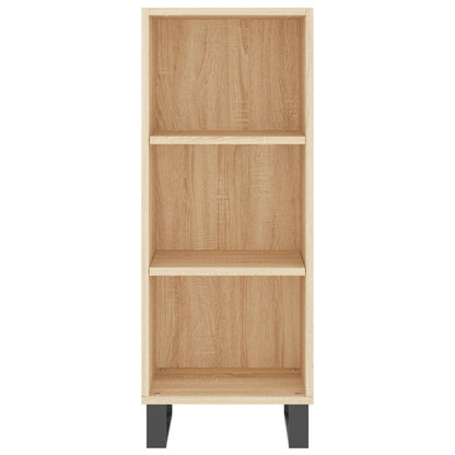 Highboard Sonoma-Eiche 34,5x34x180 cm Holzwerkstoff