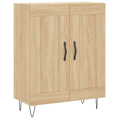 Highboard Sonoma-Eiche 69,5x34x180 cm Holzwerkstoff
