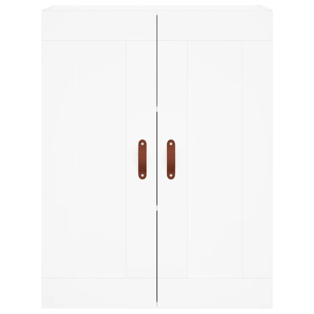 Highboard Weiß 69,5x34x180 cm Holzwerkstoff