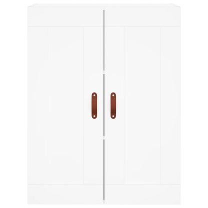 Highboard Weiß 69,5x34x180 cm Holzwerkstoff