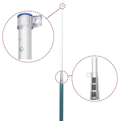 Flagge Schwedens mit Mast 5,5 m Aluminium