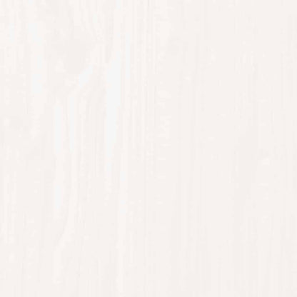 Couchtisch Weiß 40x50x35 cm Massivholz Kiefer