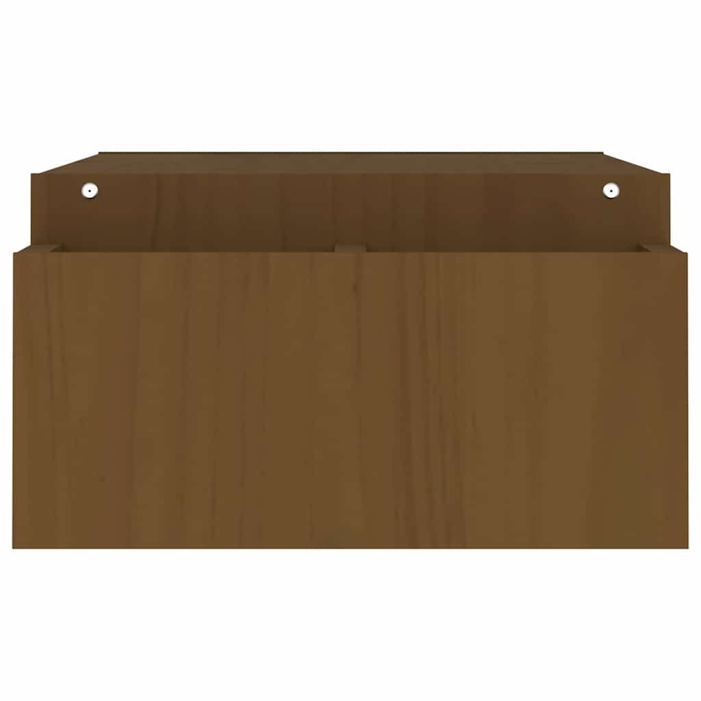 Monitorständer Honigbraun 100x27,5x15 cm Massivholz Kiefer