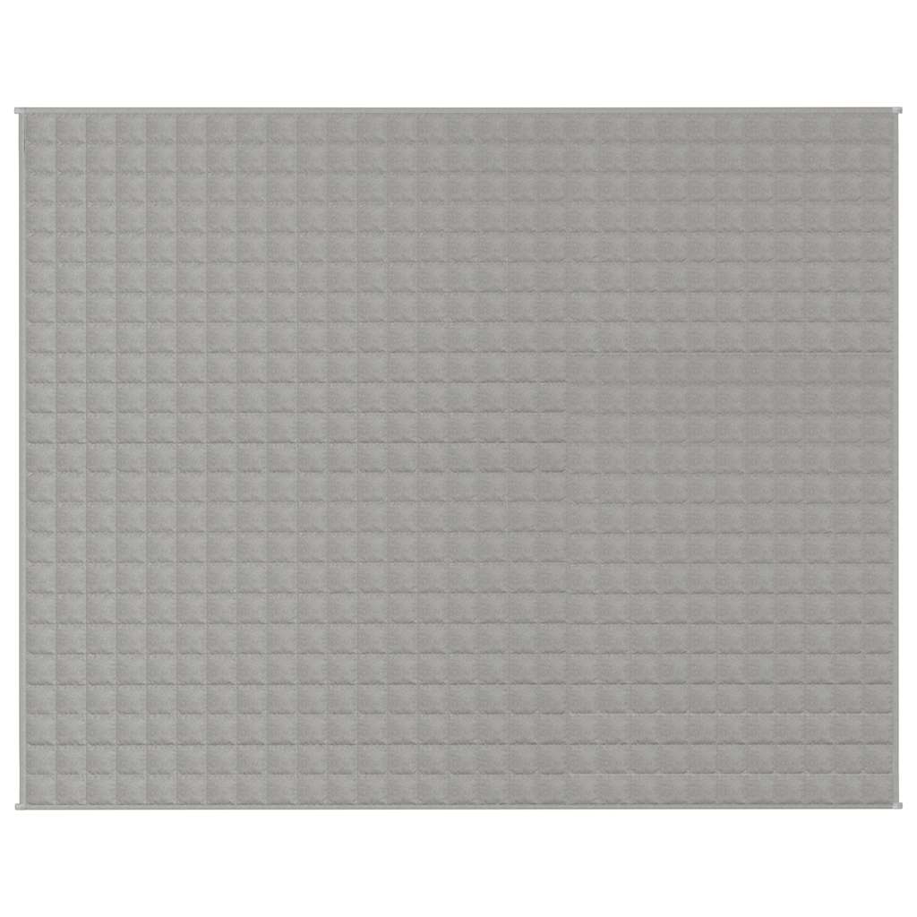 Gewichtsdecke Grau 235x290 cm 15 kg Stoff
