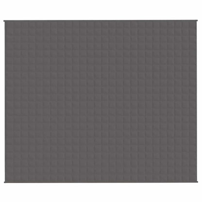 Gewichtsdecke Grau 220x260 cm 15 kg Stoff