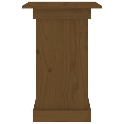 Blumenständer Honigbraun 40x40x60 cm Massivholz Kiefer