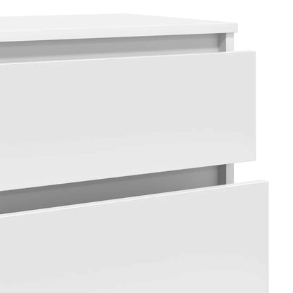 Schubladenschrank Weiß 60x36x103 cm Holzwerkstoff