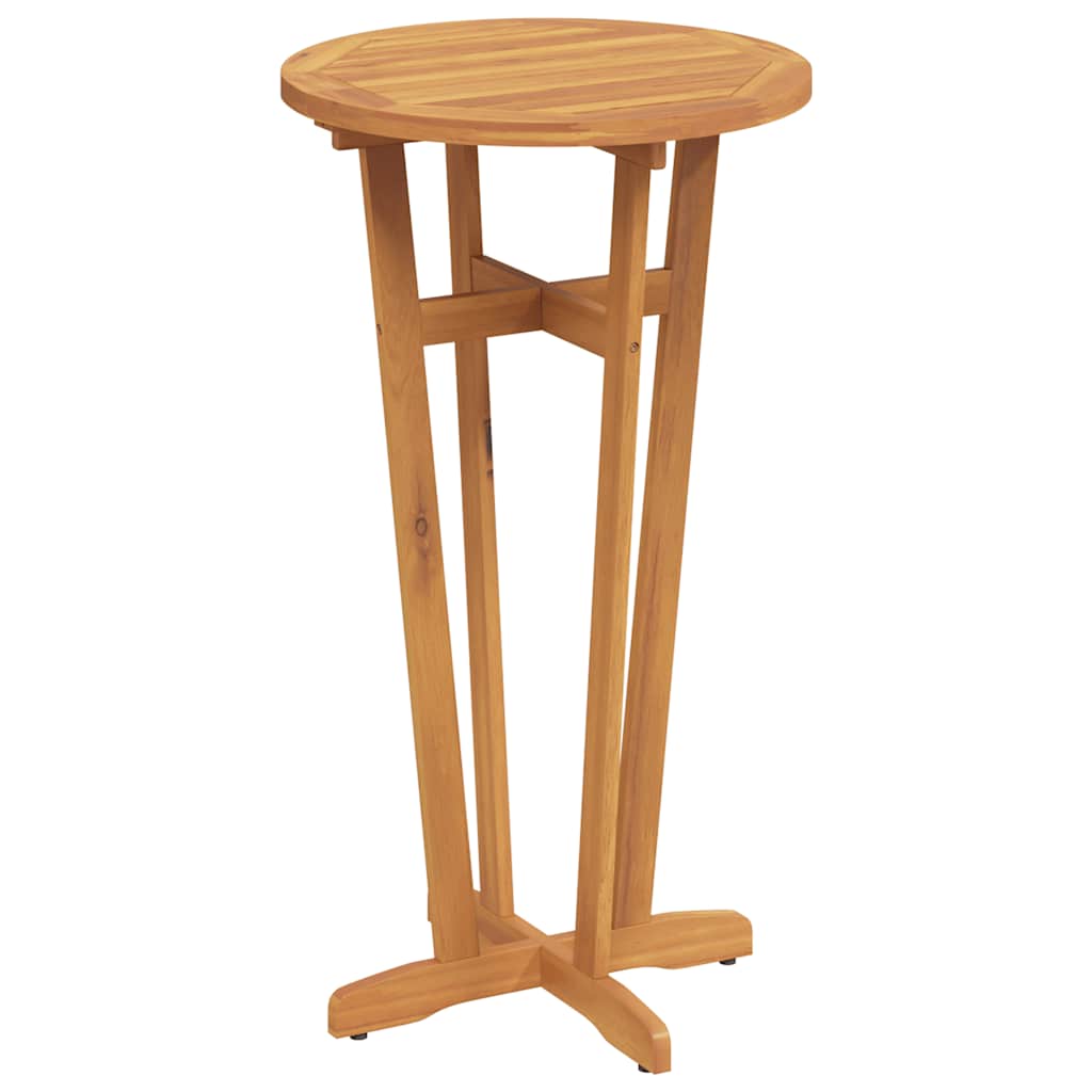 Garten-Bartisch Ø60x105 cm Massivholz Akazie