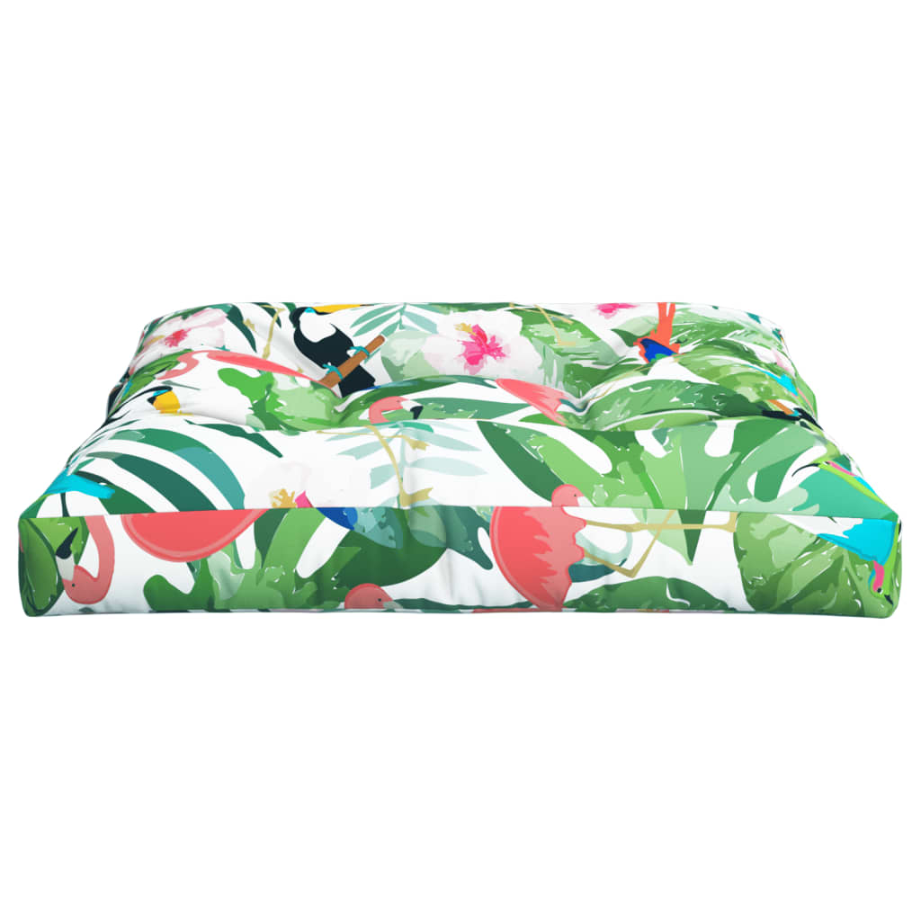 Palettenkissen Mehrfarbig 80x80x12 cm Stoff