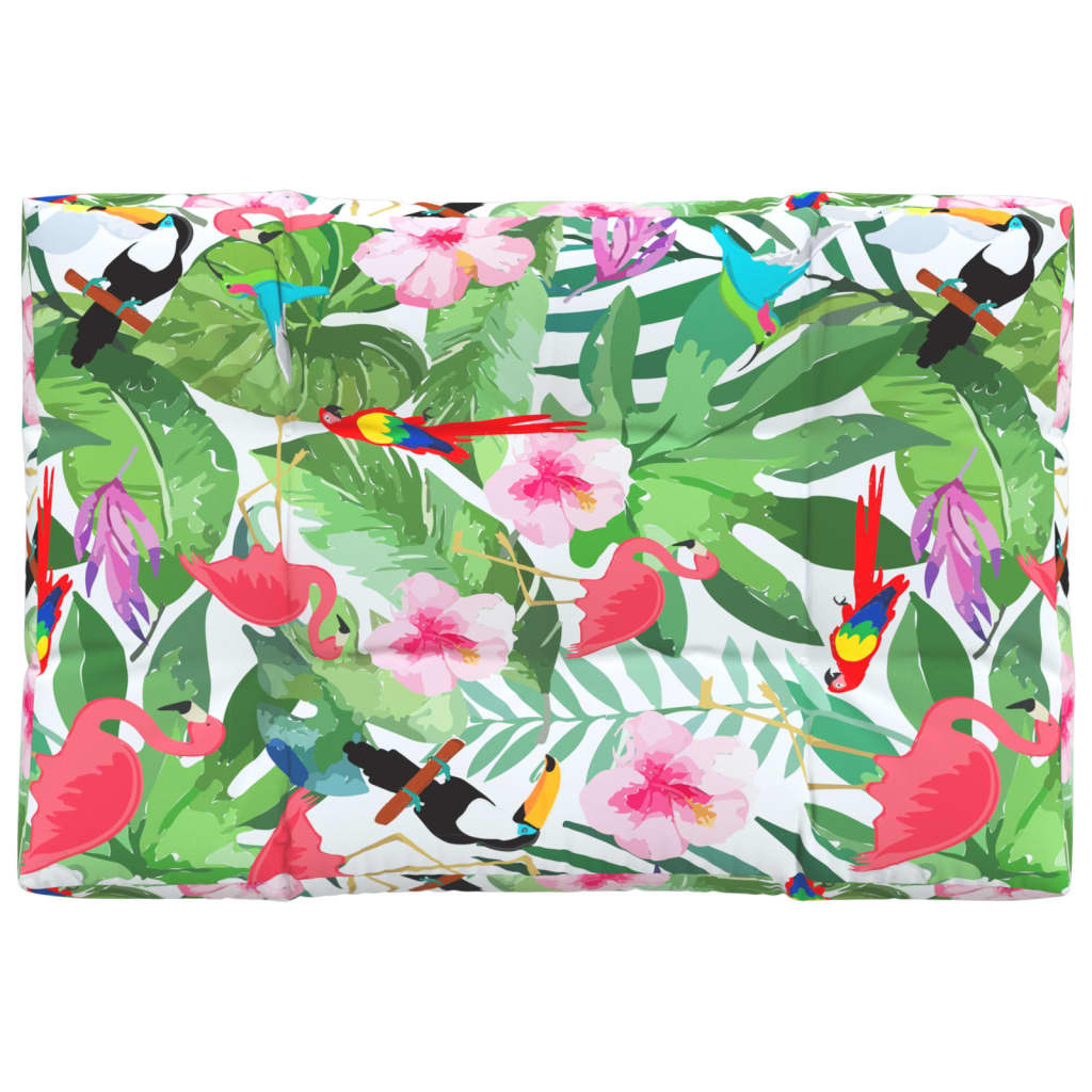 Palettenkissen Mehrfarbig 120x80x12 cm Stoff