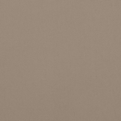 Palettenkissen Taupe 80x40x12 cm Stoff