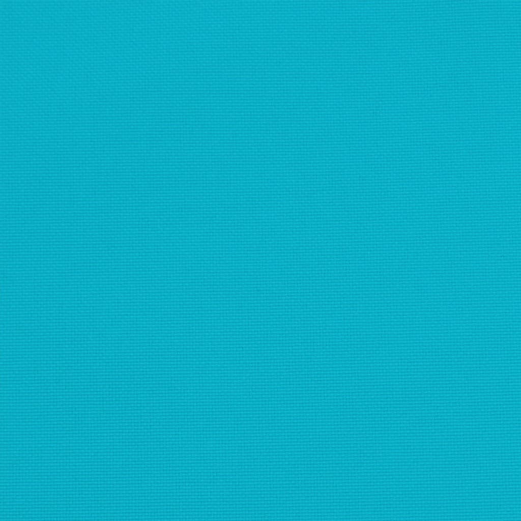 Palettenkissen 2-tlg. Türkis Stoff