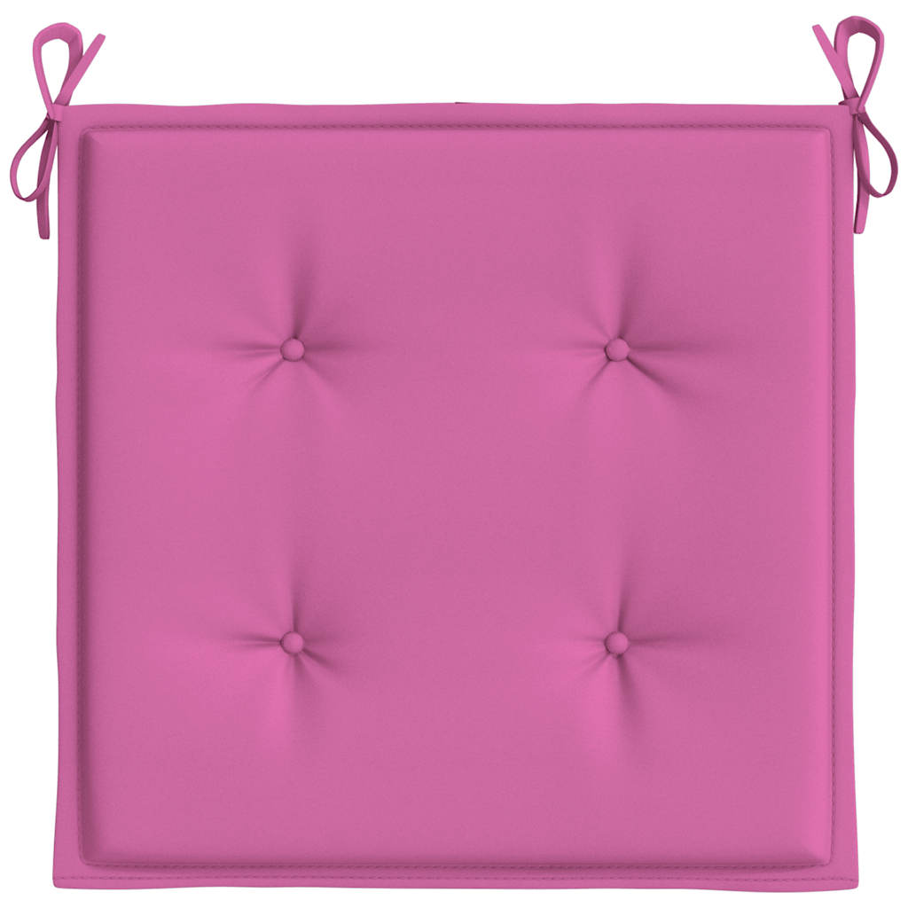 Gartenstuhl-Kissen 4 Stk. Rosa 50x50x4 cm Stoff