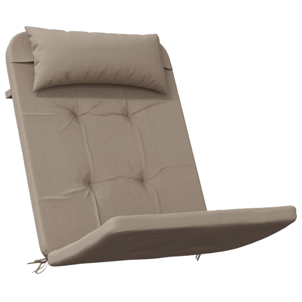 Adirondack-Auflagen 2 Stk. Taupe Oxford-Gewebe