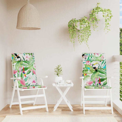 Hochlehner-Auflagen 2 Stk. Mehrfarbig Oxford-Gewebe