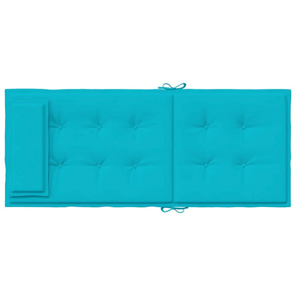 Hochlehner-Auflagen 4 Stk. Türkis Oxford-Gewebe