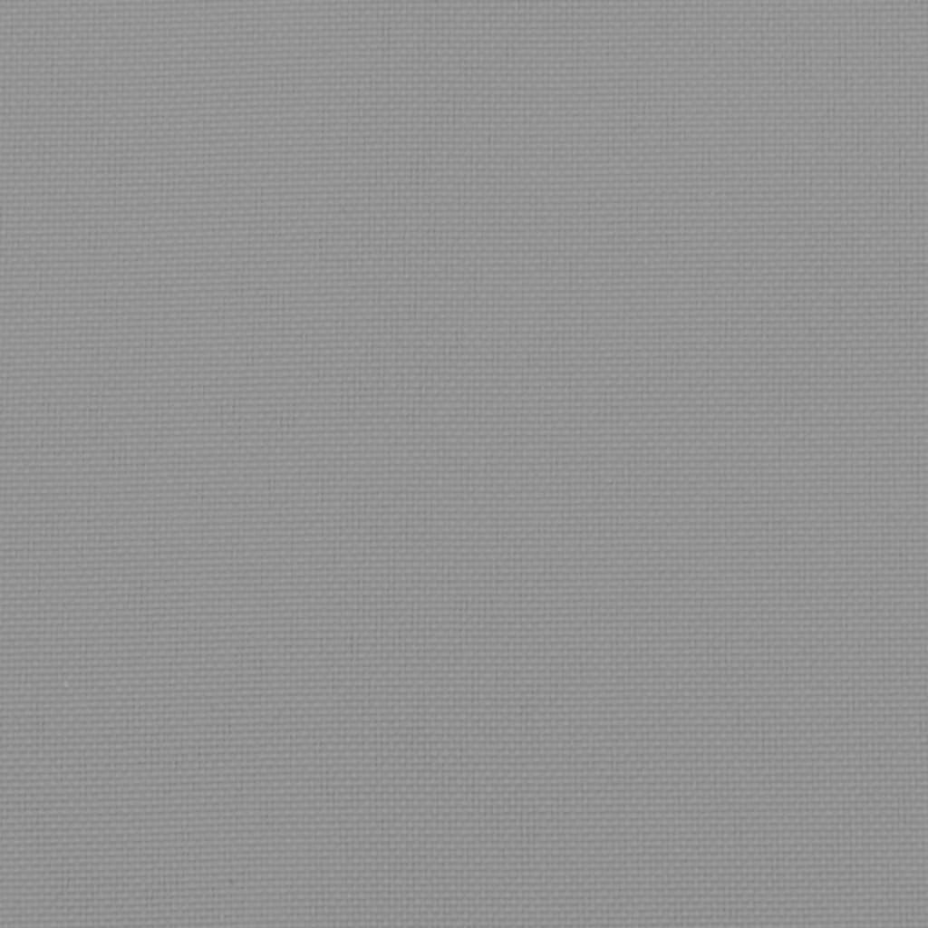 Kissen Rund Grau Ø 100x11 cm Oxford-Gewebe