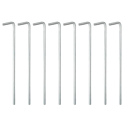 Gartenpavillon Anthrazit 4x4 m Stahl und Stoff